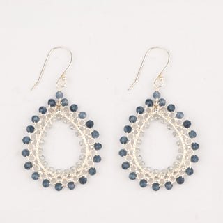 DOUBLE ROLO EARRING SILVER