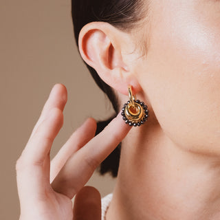 GOLD NUGGET CHARM (PAIR)