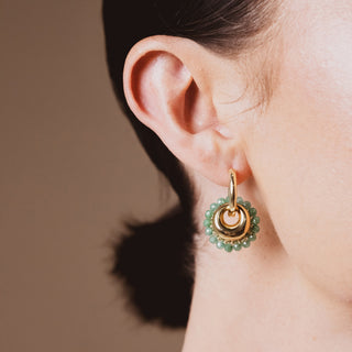 GOLD NUGGET CHARM (PAIR)
