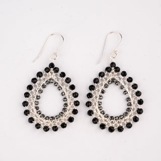 DOUBLE ROLO EARRING SILVER
