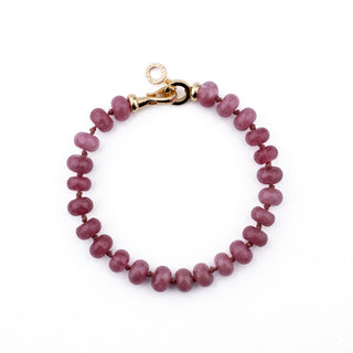 GOLD STRAWBERRY KNOTTED BRACELET