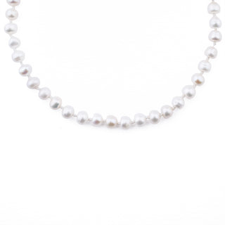 GOLD FRESHWATER PEARL RONDELLE NECKLACE