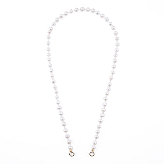 GOLD FRESHWATER PEARL BEADED NECKLACE