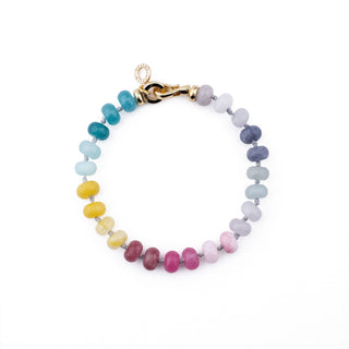 GOLD RAINBOW KNOTTED BRACELET