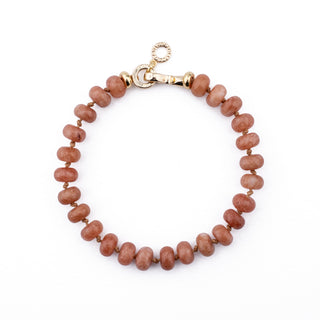 GOLD CHAMPAGNE KNOTTED BRACELET