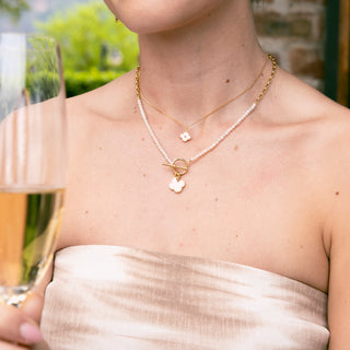 BABY FLEUR GOLD NECKLACE