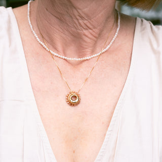 CHAMPAGNE NUGGET NECKLACE