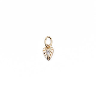 GOLD LOVE HEART CHARM