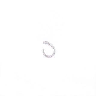 SMALL SILVER CUBIC ZIRCONIA CLASP