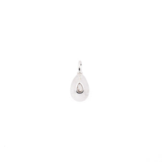 SILVER CRYSTAL QUARTZ DROP CHARM (LIMITED EDITION)