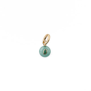 GOLD GREEN AVENTURINE STONE CHARM