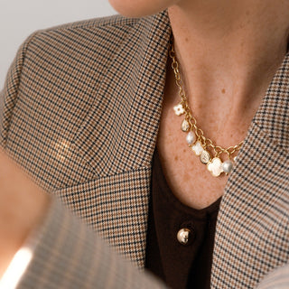 FLEUR CLUSTER NECKLACE
