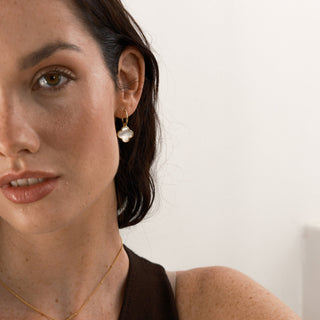 FLEUR GOLD EARRINGS