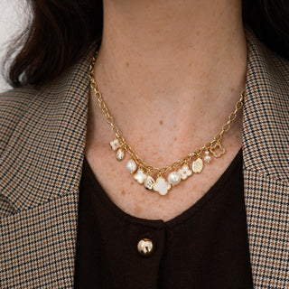 FLEUR CLUSTER NECKLACE