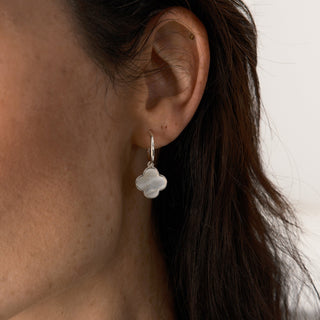 FLEUR EARRING SILVER