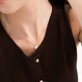 BABY FLEUR SILVER NECKLACE