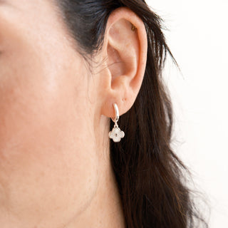 BABY FLEUR SILVER EARRINGS