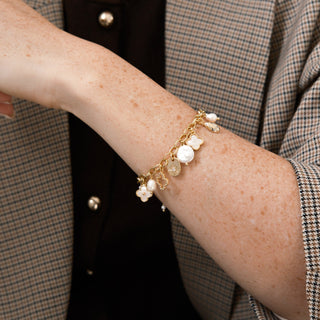FLEUR CLUSTER CHARM BRACELET