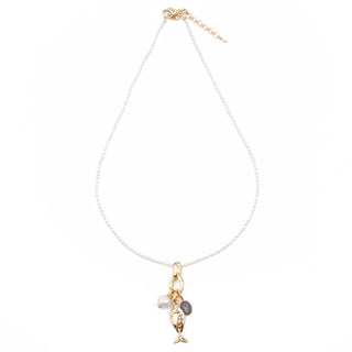 PEARL GONE FISHING NECKLACE