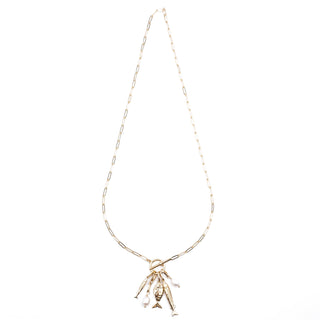 GONE FISHING PEARL NECKLACE