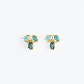 THREE GEMSTONE STUDS