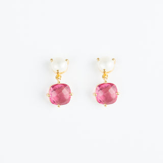GEMSTONE PEARL STUD