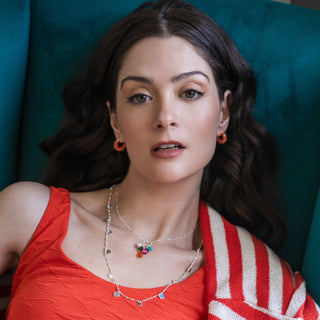 VILMA DISK NECKLACE - SILVER