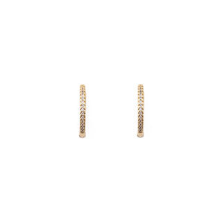 THIN GOLD CZ HUGGIES