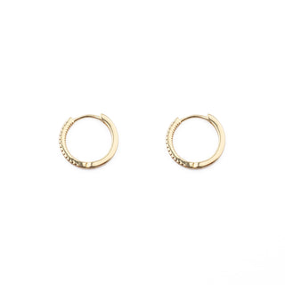 THIN GOLD CZ HUGGIES