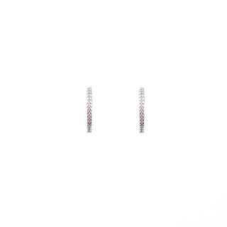 THIN SILVER CZ HUGGIES