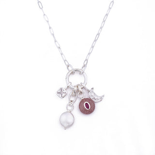 SILVER HALF MOON CHARM