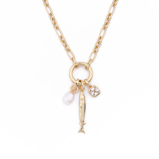 GOLD SOLITAIRE CHARM