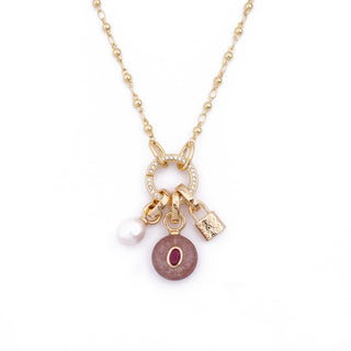 GOLD LOCK CHARM