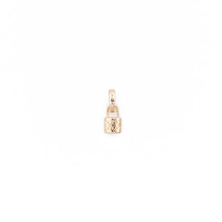 GOLD LOCK CHARM