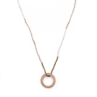GOLD CHAMPAGNE HAYLEY NECKLACE