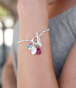 SILVER FOB BRACELET