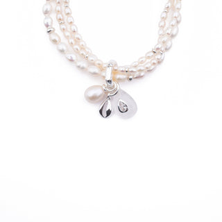 FRESHWATER PEARL TRIPLE STRETCH BRACELET