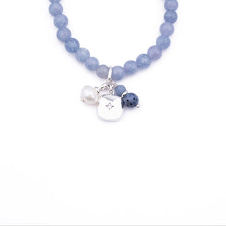 PERIWINKLE BLUE JADE BRACELET