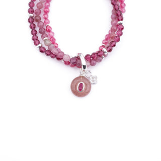 FUCHSIA TRIPLE STRETCH BRACELET