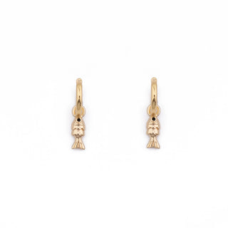 GOLD FISH HUGGIE CHARM (PAIR)
