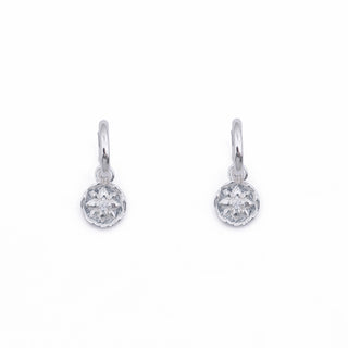 SILVER STAR COIN HUGGIE CHARM (PAIR)