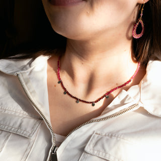 OMBRE DISC NECKLACE