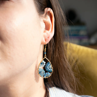BLUE TOPAZ SMALL CRESCENTS