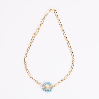 TURQUOISE FOB NECKLACE