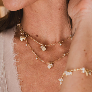 CLUSTER PEARL NECKLACE