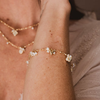 CLUSTER PEARL BRACELET