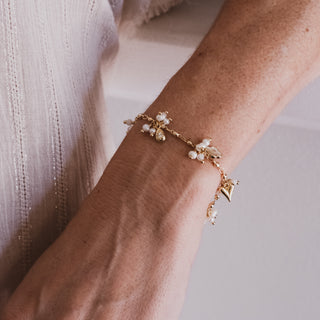 CLUSTER PEARL BRACELET