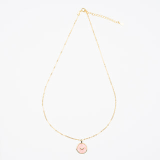 ENAMEL DISC NECKLACE