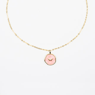 ENAMEL DISC NECKLACE