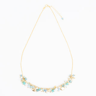 TROPICS GREEN CLUSTER NECKLACE